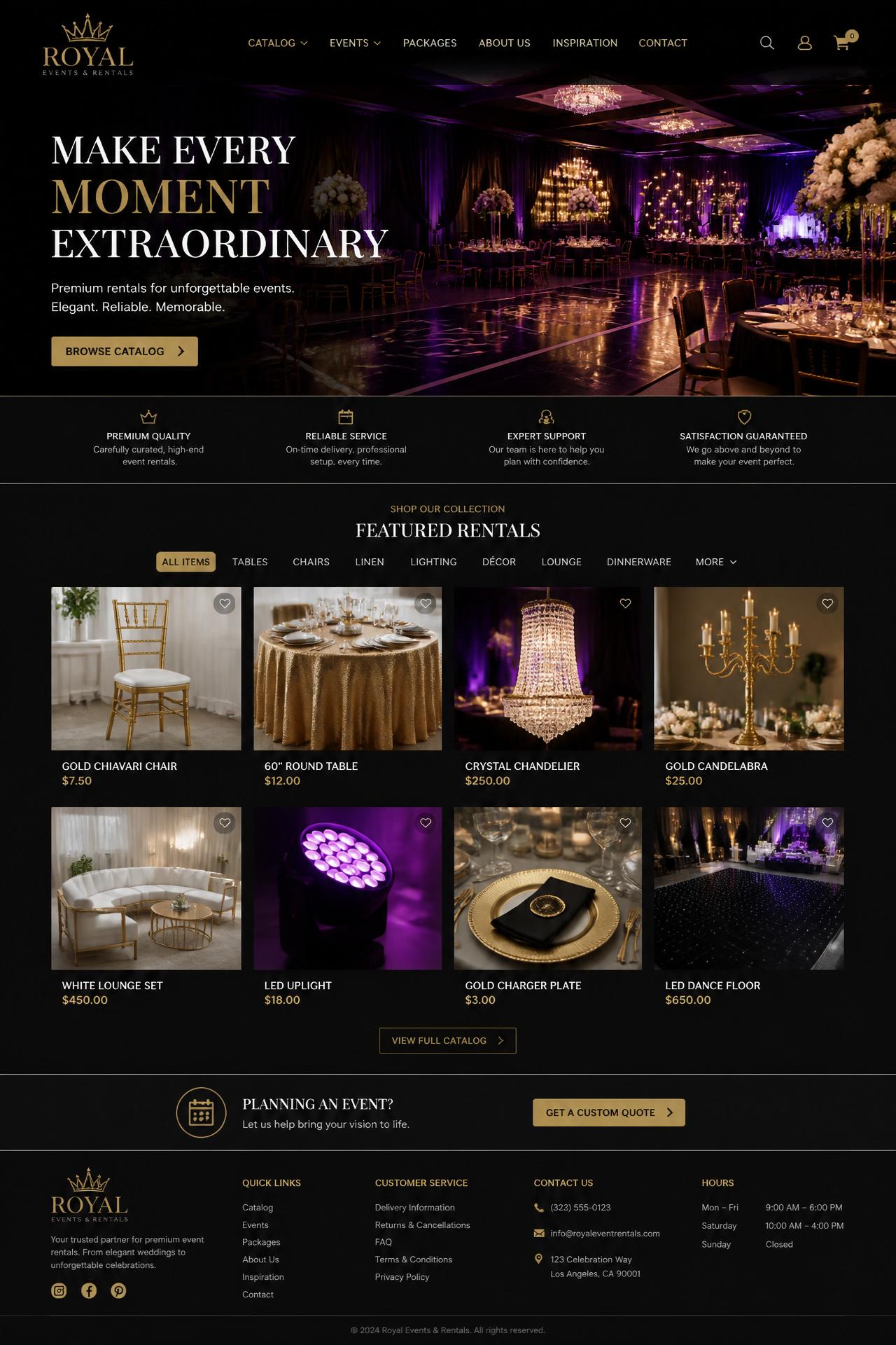 Referência Eventos & locação